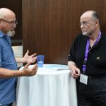 Charlie Fink and Moses Znaimer at VRTO 2017