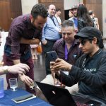 Jonah Brotman, Elli Raynai meet the Janus developers at VRTO 2017