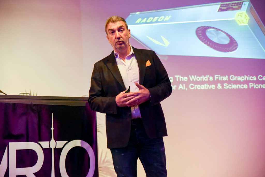 Roy Taylor of AMD speaks at VRTO 2017